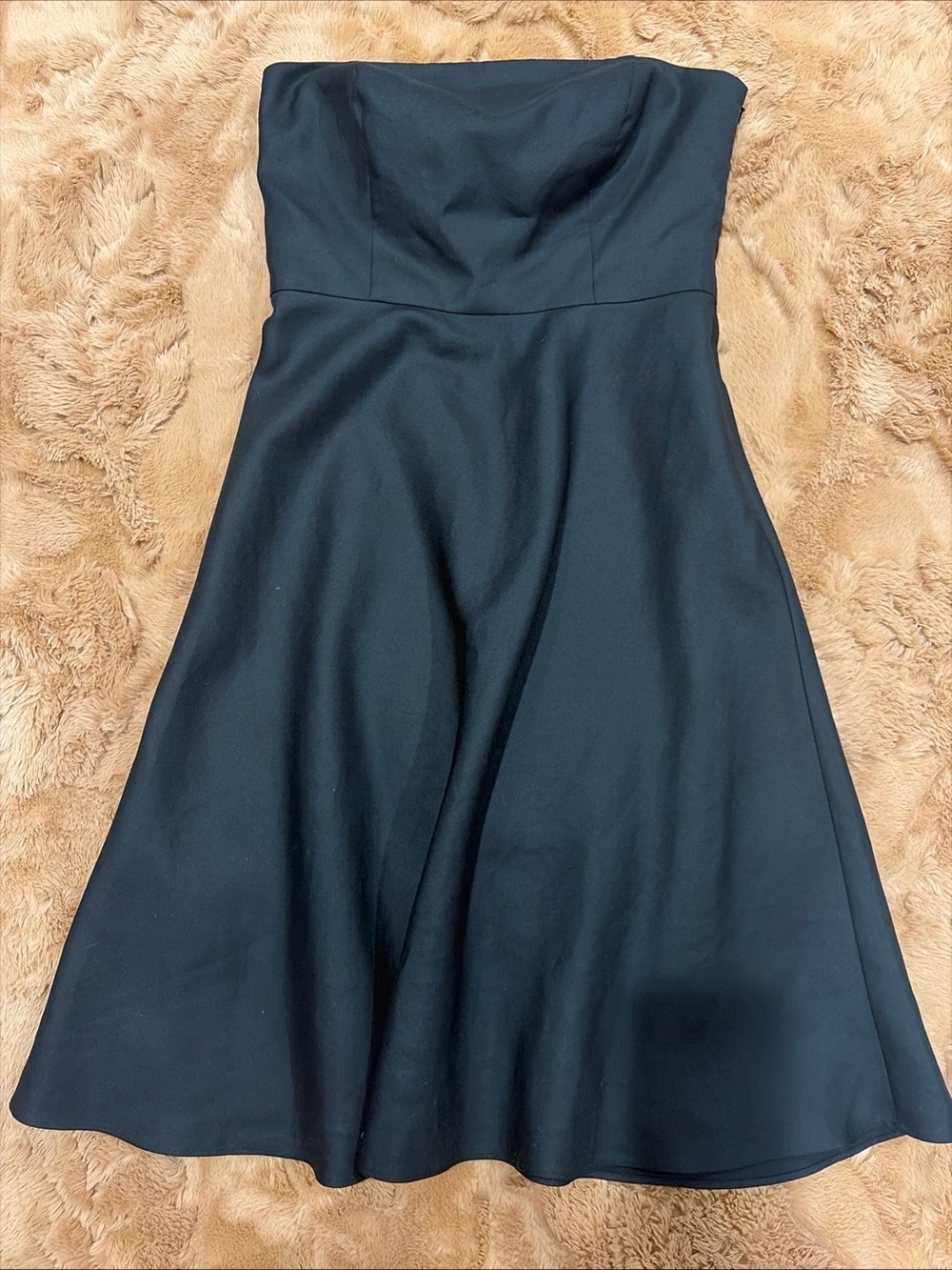 Black Strapless Dress Straps Cotton Silk Oldmoney Luxury Preppy Classic formal